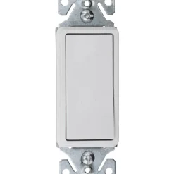 1 Pole, 120 to 277 VAC, 15 Amp, Commercial Grade Rocker Wall Switch