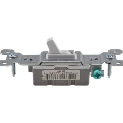 1 Pole, 120 VAC, 15 Amp, Specification Grade Toggle Wall Switch