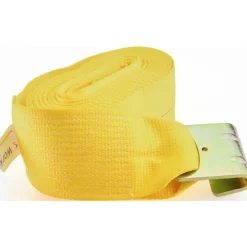 Polyester Ratchet Logistic Strap Tie Down: 12' Long, 1000 lb Load Capacity