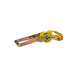 Polyester Ratchet Strap Tie Down: 27' Long, 2