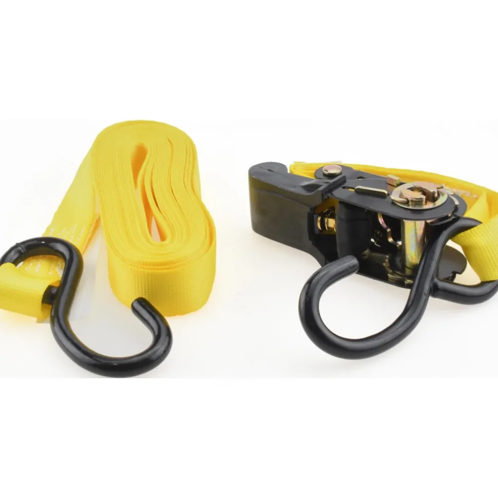 Polyester Ratchet Strap Tie Down: 400.000 lb Load Capacity