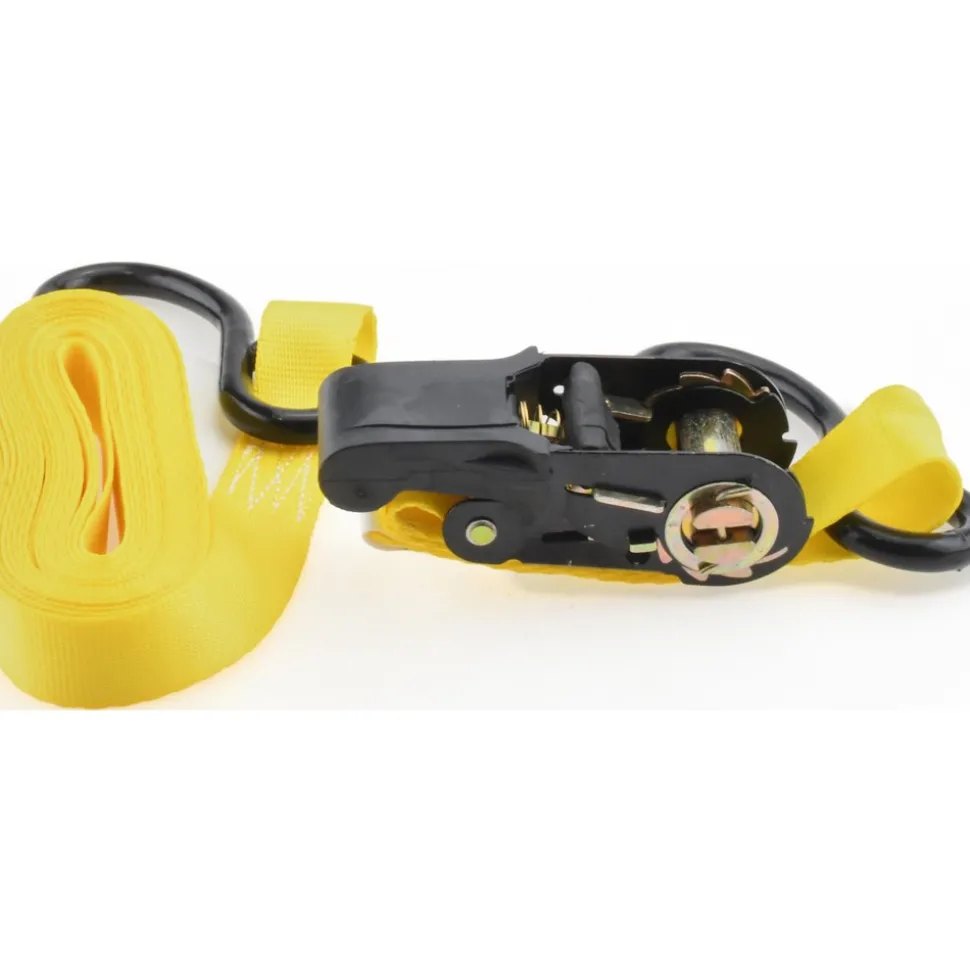 Polyester Ratchet Strap Tie Down: 400.000 lb Load Capacity