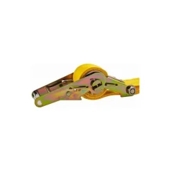 Polyester Ratchet Strap Tie Down: 5000 lb Breaking Strength, 1666.000 lb Load Capacity