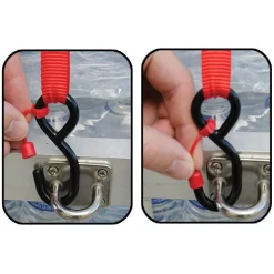 Polyester Ratchet Strap Tie Down: 15' Long, 1" Wide, 1300 lb Breaking Strength, 433.000 lb Load Capacity