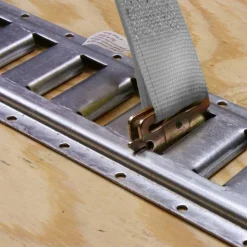 Polyester Ratchet Strap Tie Down: 16' Long, 2