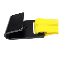 Polyester Ratchet Strap Tie Down: 27' Long, 2" Wide, 10000 lb Breaking Strength, 3333.000 lb Load Capacity