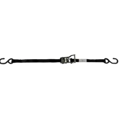 Polyester Ratchet Strap Tie Down: 10' Long, 1" Wide, 2100 lb Breaking Strength, 700.000 lb Load Capacity