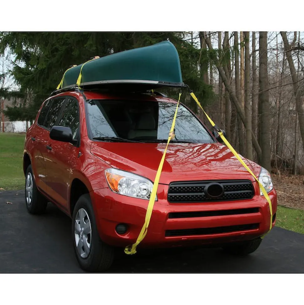 Polyester Ratchet Strap Tie Down: 12' Long, 1" Wide, 1800 lb Breaking Strength, 600.000 lb Load Capacity