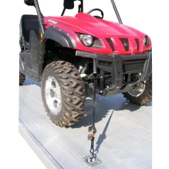 Polyester Retractable Ratchet Tie-Down Tie Down: 6' Long, 1" Wide, 1500 lb Breaking Strength, 500.000 lb Load Capacity