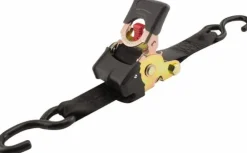 Polyester Retractable Ratchet Tie-Down Tie Down: 10' Long, 2" Wide, 3300 lb Breaking Strength, 1100.000 lb Load Capacity