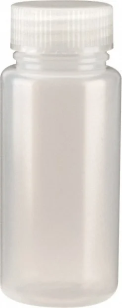 Polyethylene Wide-Mouth Bottle: 2.4" Width/Dia