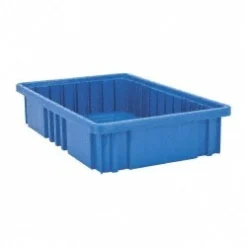 Polypropylene Dividable Storage Tote: 75 lb Capacity