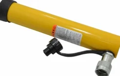 Portable Hydraulic Cylinder: 11 Ton, 10.13" Stroke, Single Acting, 22.65 cu in