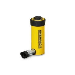 Portable Hydraulic Cylinder: 11 Ton, 4.13" Stroke, Single Acting, 9.23 cu in