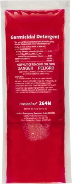 PortionPac Disinfectant: 7 oz Packet