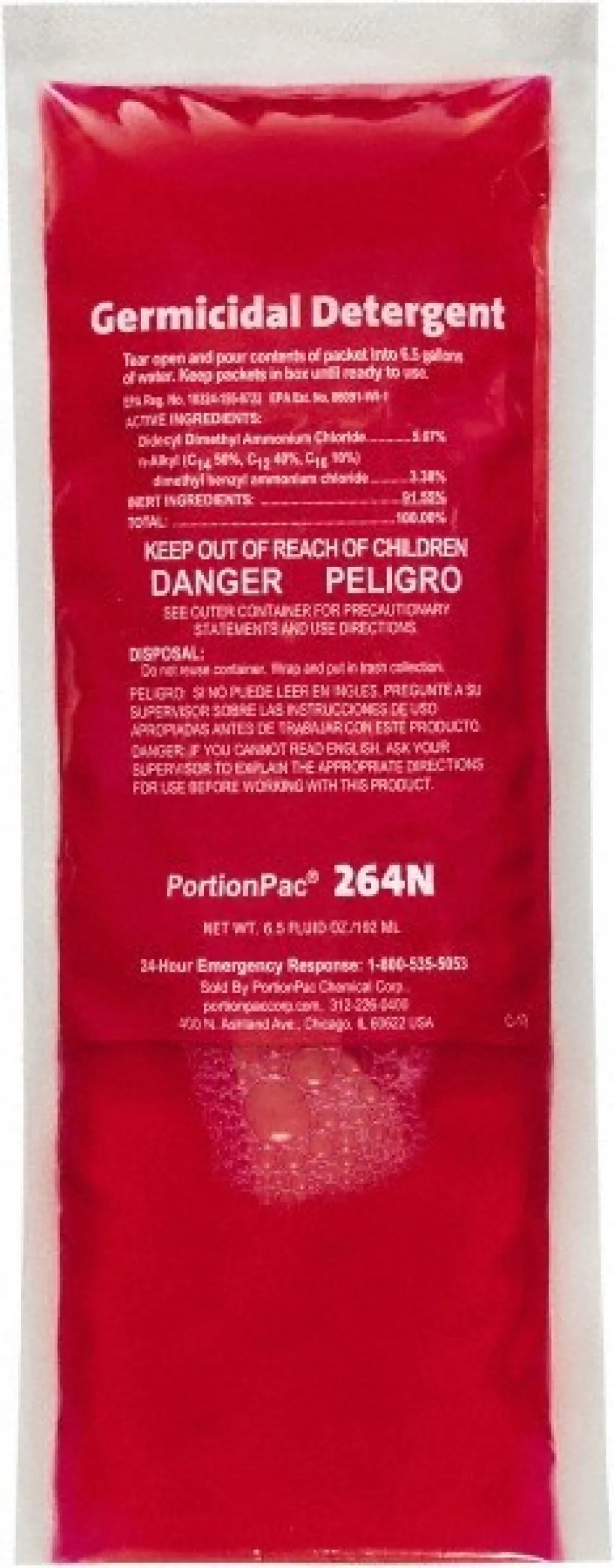 PortionPac Disinfectant: 7 oz Packet