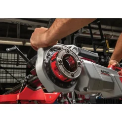 Power Pipe Threaders: Maximum Pipe Capacity: 2 in; For Use With: RIDGID 12R Threading Dies; Voltage: 60.00 V; Includes: 2X 4Ah FXP Batteries, Support Arm, FXP Charger, 760 FXP Power Drive, Case