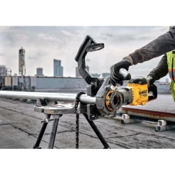Power Pipe Threaders; Type: Cordless Pipe Threader; Maximum Pipe Capacity: 2 in; Voltage: 60 V; 60; Voltage: 60 V; Spindle Speed: 30 (Forward)/40 (Reverse) RPM; For Use With: 1/2” - 2” Black Iron Pipe, Rigid Conduit; Maximum Pipe Capacity (Inch): 2; Description: Pipe Threader Kit