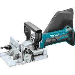 Power Planers & Joiners; Type: Cordless Plate Joiner; Depth of Cut (Inch): 3/4; Maximum Width (Inch): 5-1/2; Speed (RPM): 12000; Depth Capacity (Inch): 3/4; Compatible Biscuits (#): 0; 20; 10; Voltage: 18; Includes: (1) 4 in Carbide Tipped Blade for Plate Joiner (A-95118); (1) Dust Bag (123150-5)