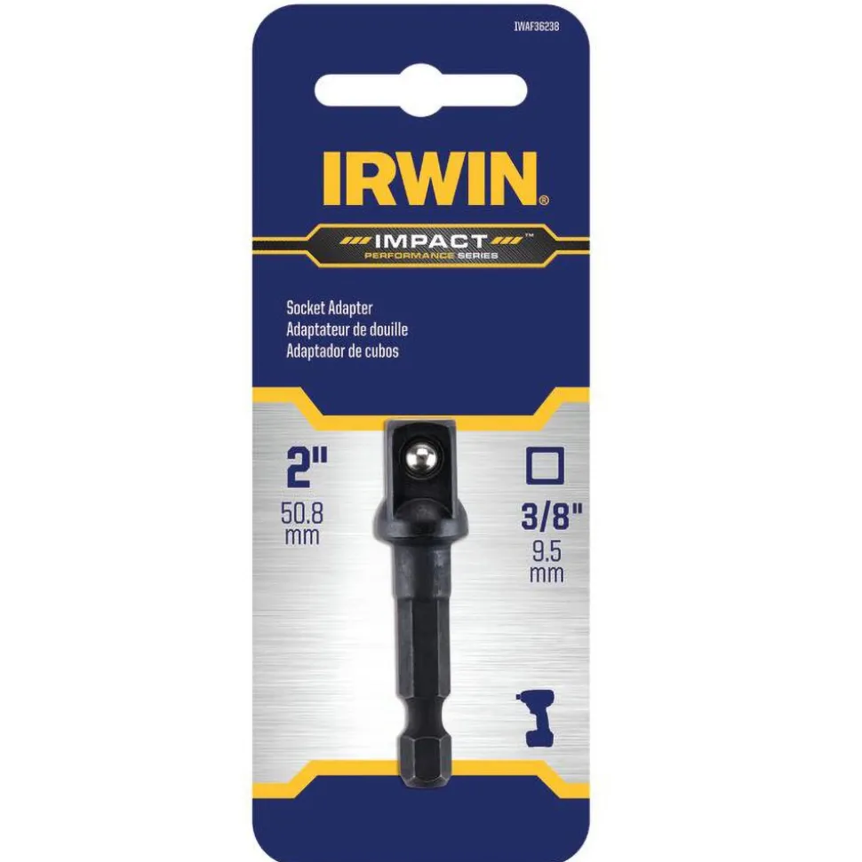 Power Screwdriver Bit: Impact Socket Adapter Bit, 3/8" Hex