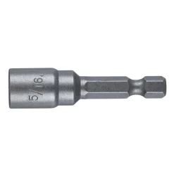 Power Screwdriver Bit: Magnetic Nutsetter Bit, 5/16" Hex