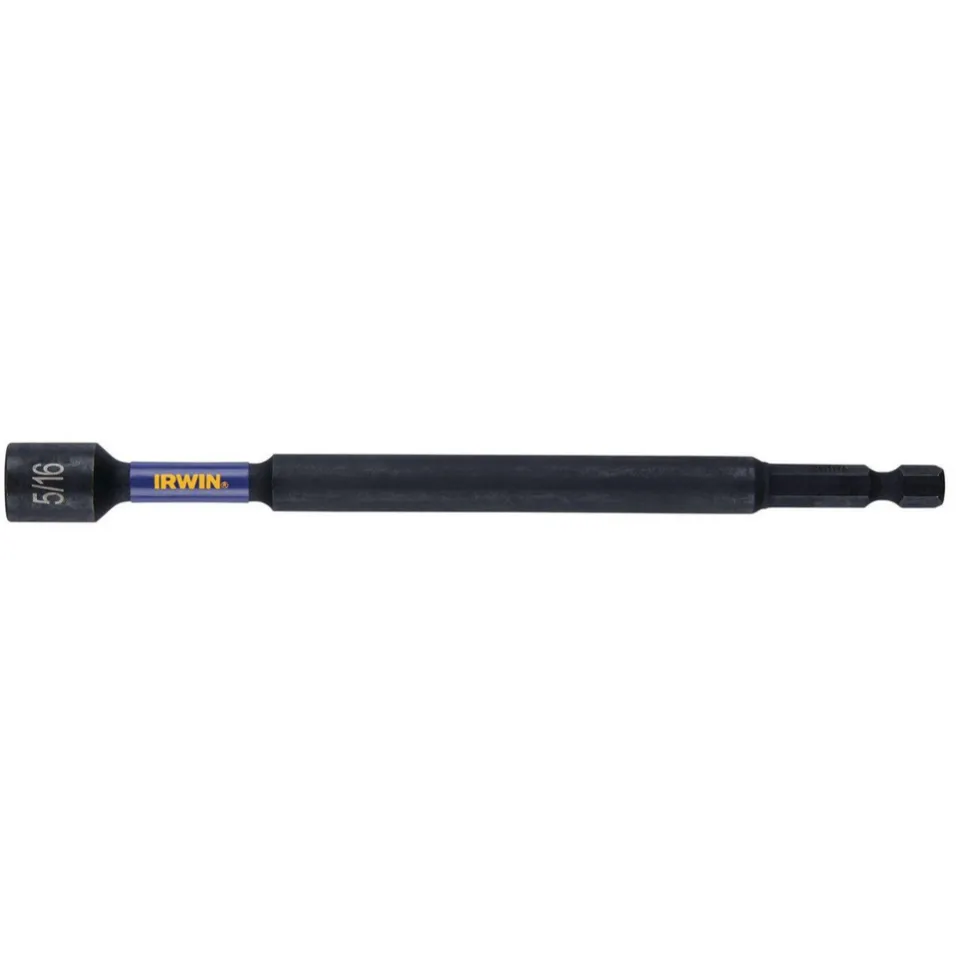 Power Screwdriver Bit: Magnetic Nutsetter Bit, 5/16" Hex