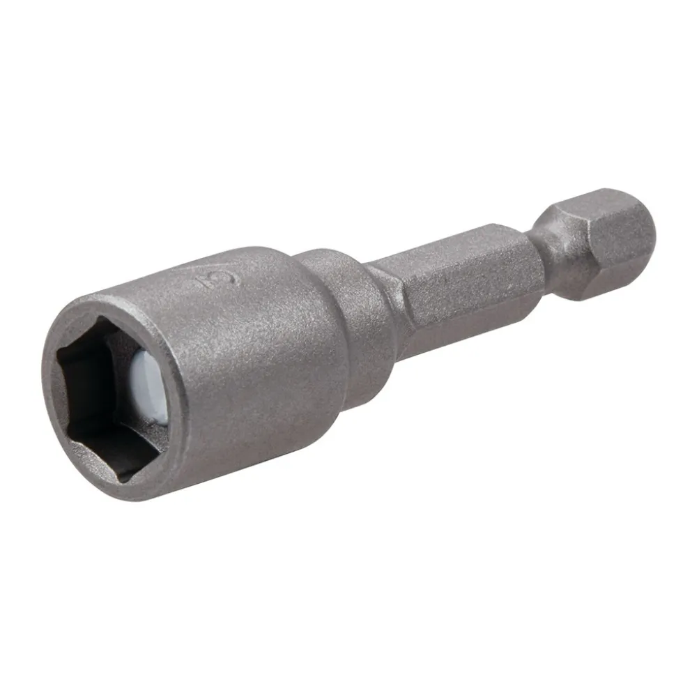 Power Screwdriver Bit: Magnetic Nutsetter Bit, 3/8" Hex