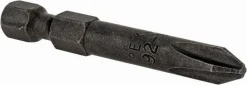 Power Screwdriver Bit: Phillips Bit, 1/4" Hex, #2 Phillips