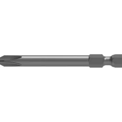 Power Screwdriver Bit: Phillips Bit, 1/4" Hex, #2 Phillips