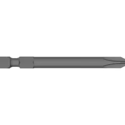 Power Screwdriver Bit: Phillips Bit, 1/4" Hex, #2 Phillips