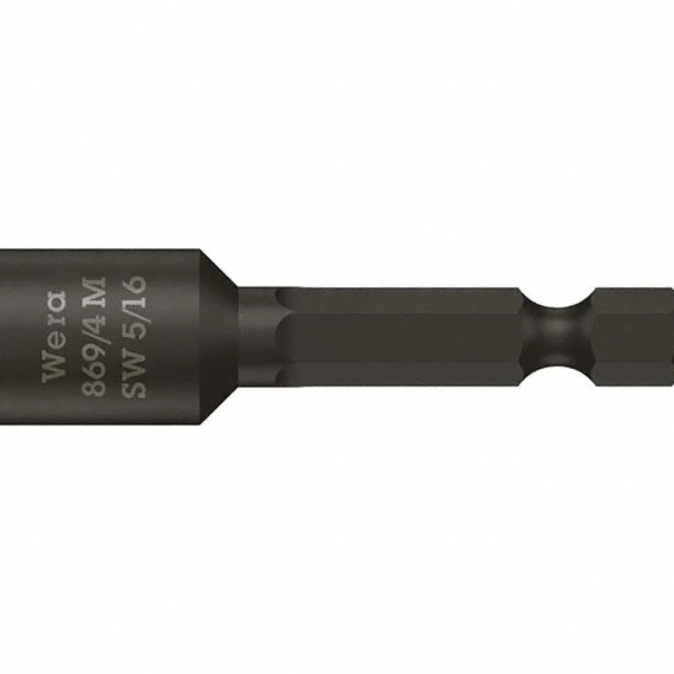 Power Screwdriver Bit: 5/16" Speciality Point Size, 5/16" Hex Drive