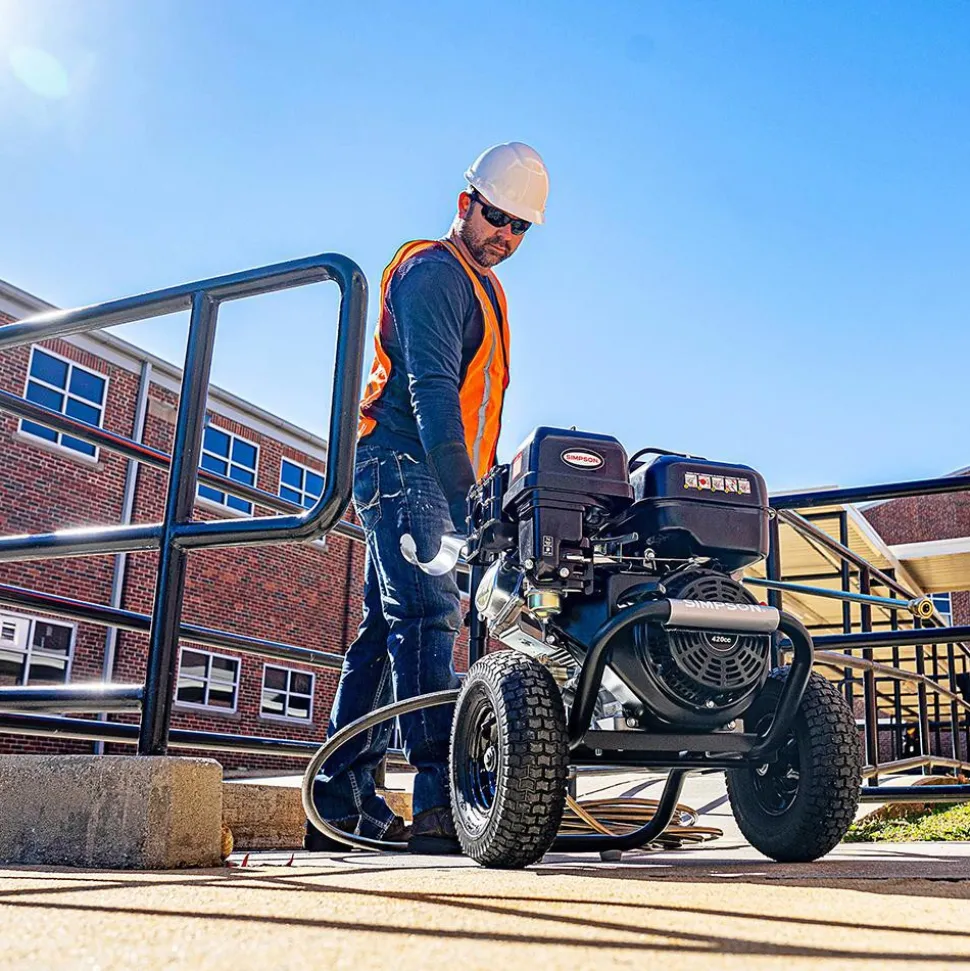 PowerShot Cold Water Pressure Washer, 4400 PSI / 4 GPM, CRX 420 Engine with AAA Triplex Pump, Recoil Start, Gas