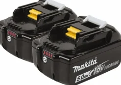 Power Tool Battery: 18V LXT®, 5Ah, Lithium‑Ion, 2-Pack