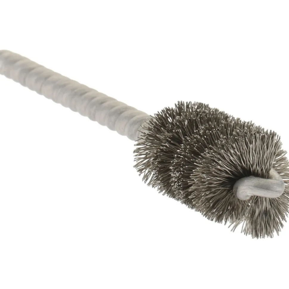 Power Tube Brush: Helical, Stainless Steel