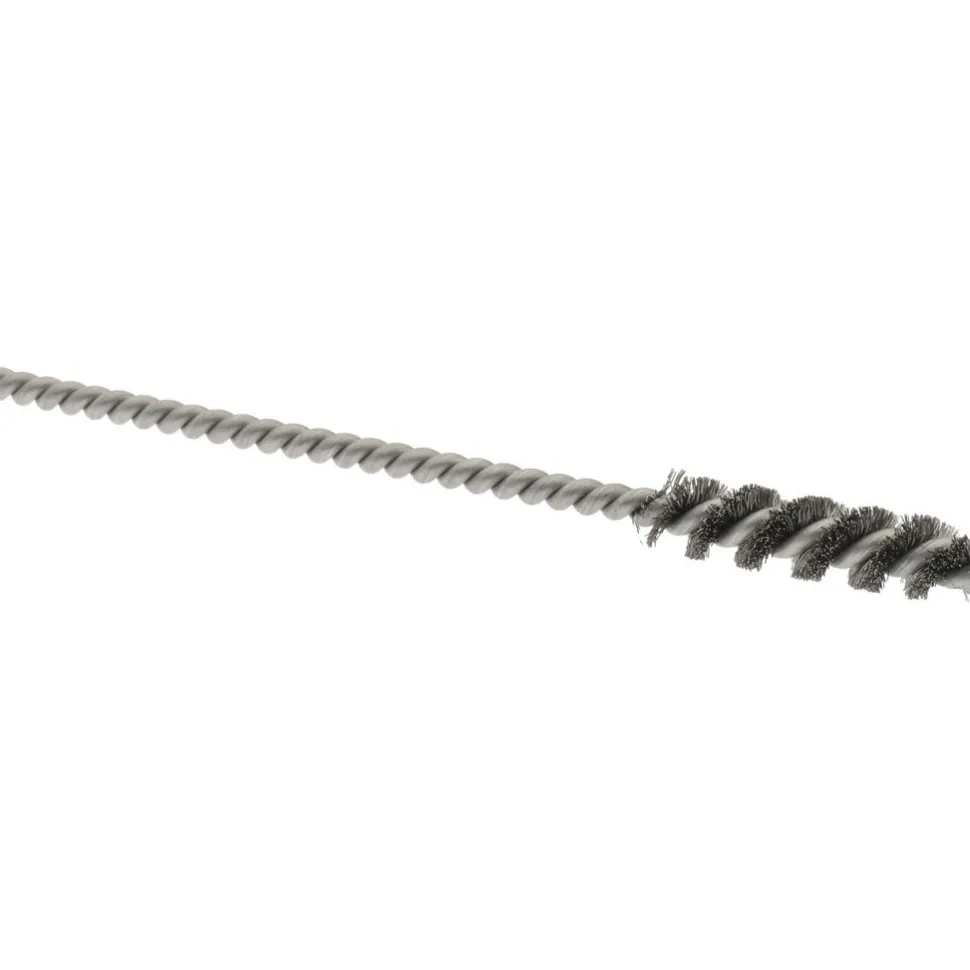 Power Tube Brush: Helical, Stainless Steel