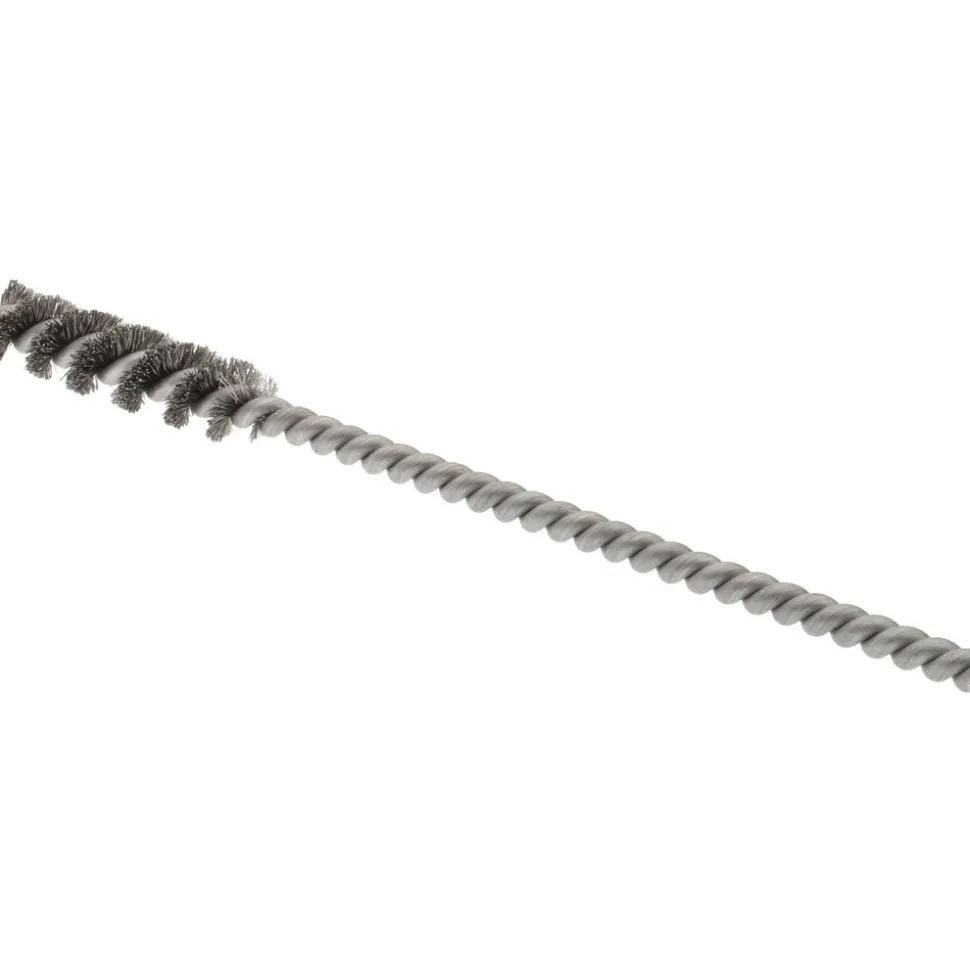 Power Tube Brush: Helical, Stainless Steel