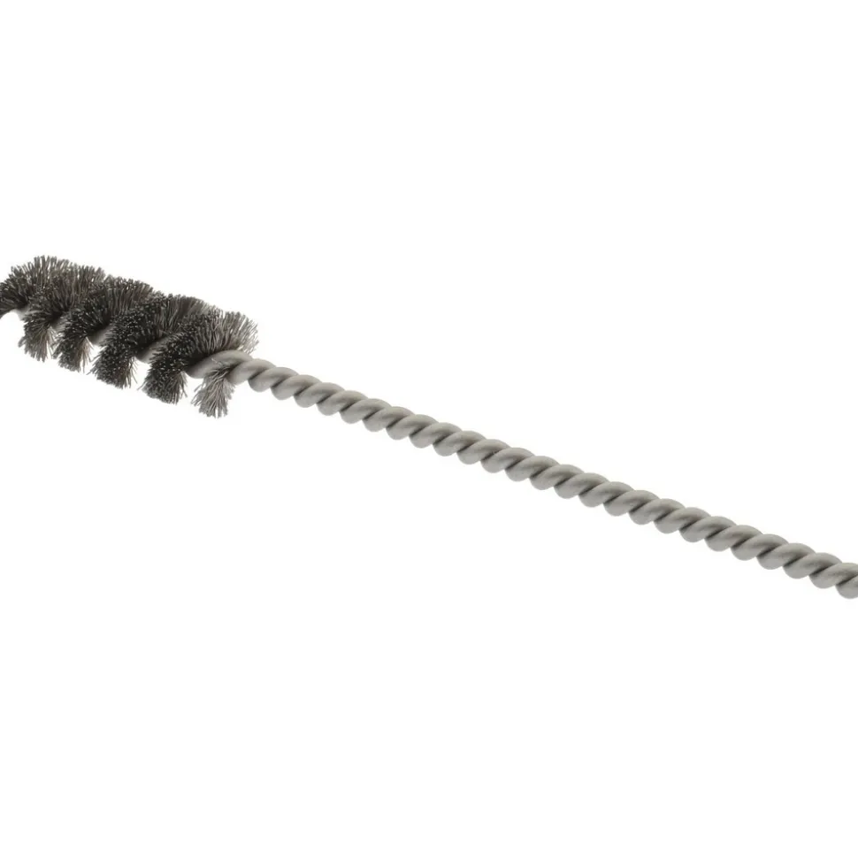Power Tube Brush: Helical, Stainless Steel