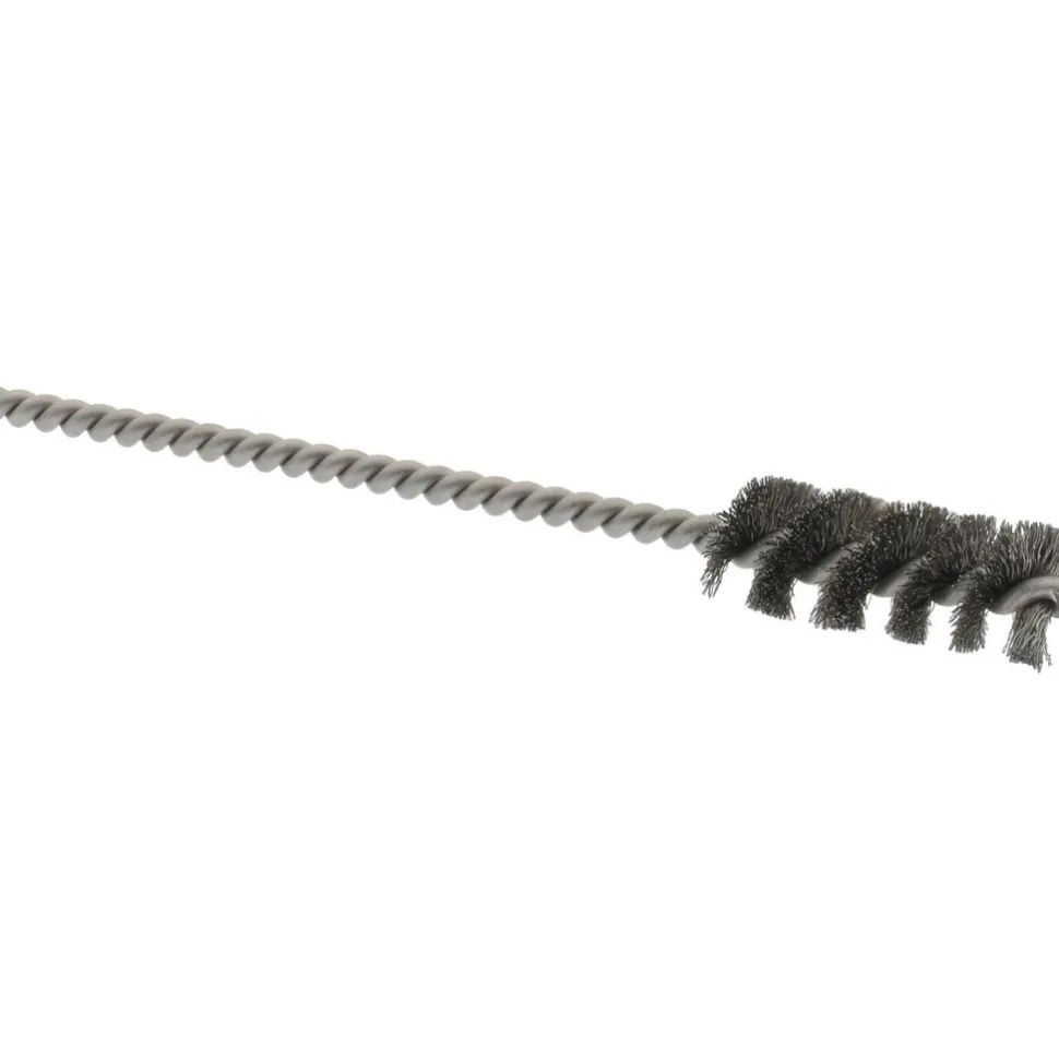 Power Tube Brush: Helical, Stainless Steel