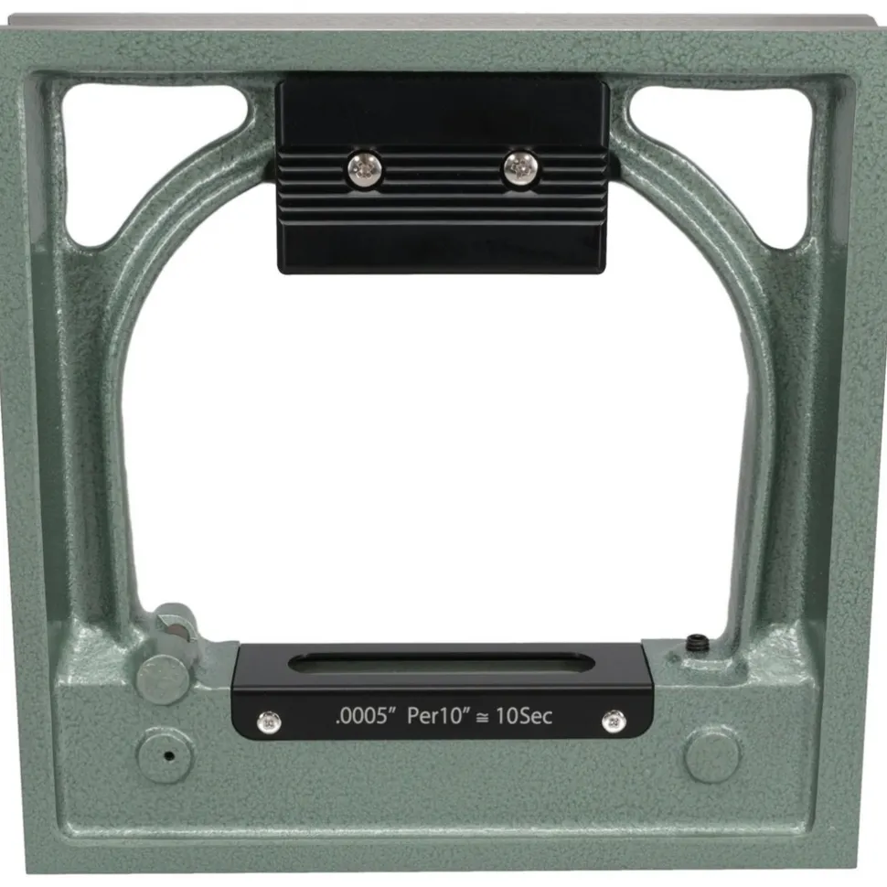 Precision Level: Square Inspection Block, 0.0005" Sensitivity Per 10"