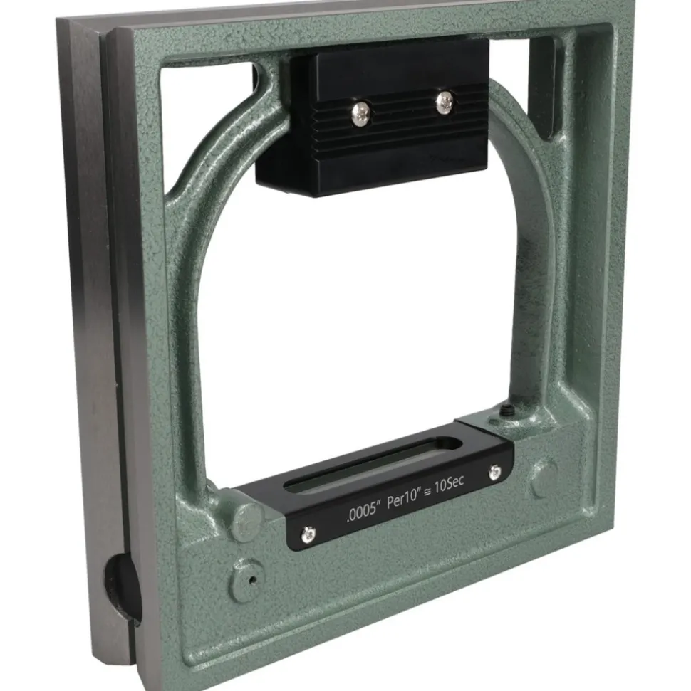 Precision Level: Square Inspection Block, 0.0005" Sensitivity Per 10"
