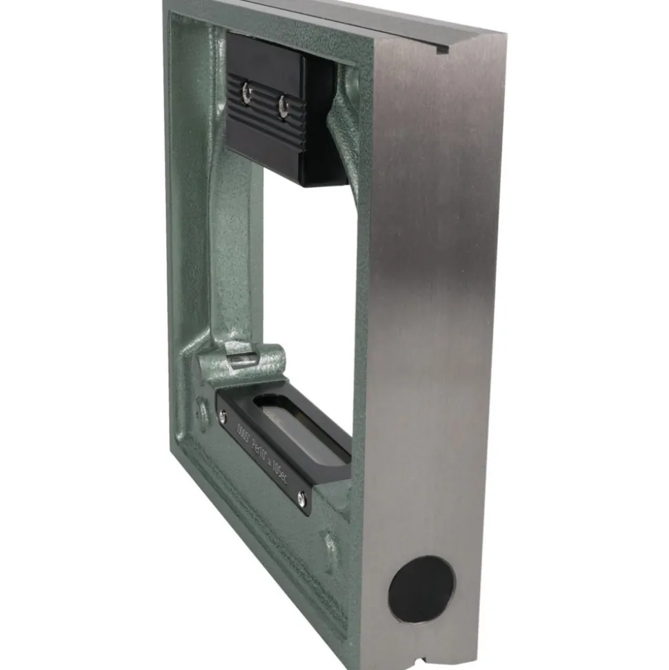 Precision Level: Square Inspection Block, 0.0005" Sensitivity Per 10"