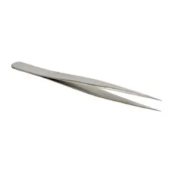 Precision Tweezer: 3C-SA, Straight Tip, 4-3/8" OAL