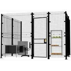 Prefab Structure Partitions: Overall Height: 48 in; Width (Inch): 94; Overall Depth: 1.5 in; Construction: Welded
