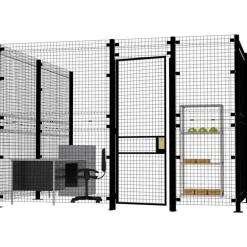 Prefab Structure Partitions: Overall Height: 48 in; Width (Inch): 70; Overall Depth: 1.5 in; Construction: Welded