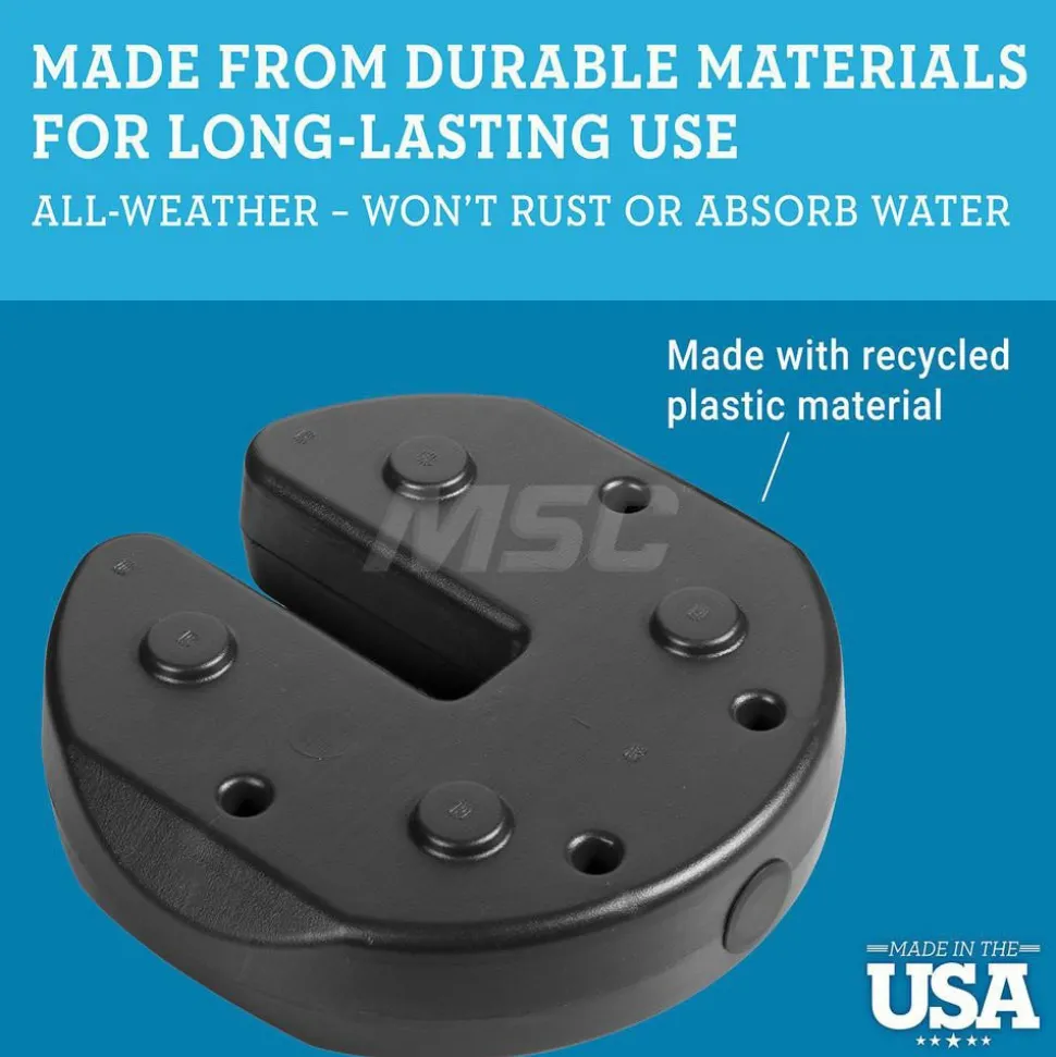 Prefab Structure Parts & Accessories: Product Type: Canopy Weights; Tent Weights; Material: PVC