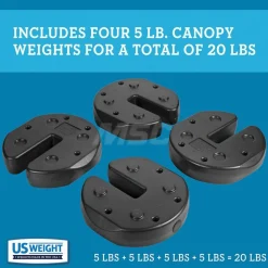 Prefab Structure Parts & Accessories: Product Type: Canopy Weights; Tent Weights; Material: PVC