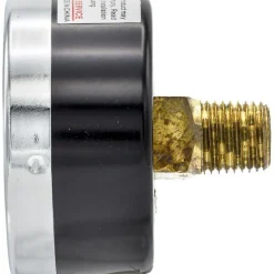 Pressure Gauge: 2" Dial Dia, 0 to 160 psi, 1/4" MNPT, Center Back Mount