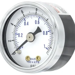 Pressure Gauge: 1-1/2