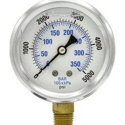 Pressure Gauge: 2-1/2
