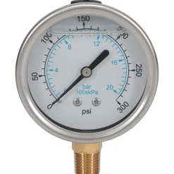 Pressure Gauge: 2-1/2